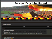 Tablet Screenshot of belgianfanclubsunited.bbforum.be