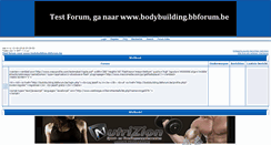 Desktop Screenshot of fitness.bbforum.be