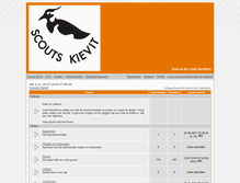 Tablet Screenshot of kievitscouts.bbforum.be