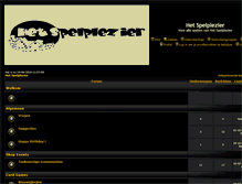 Tablet Screenshot of hetspelplezier.bbforum.be